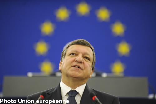 José Manuel Barroso président de la Commission européenne a prononcé le mardi 7 septembre son discours sur l\'état de l\'Union (State of the Union Address 2010).