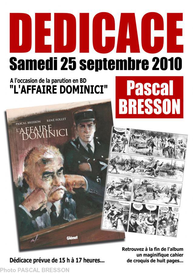 L\'affiche de la dédicace...