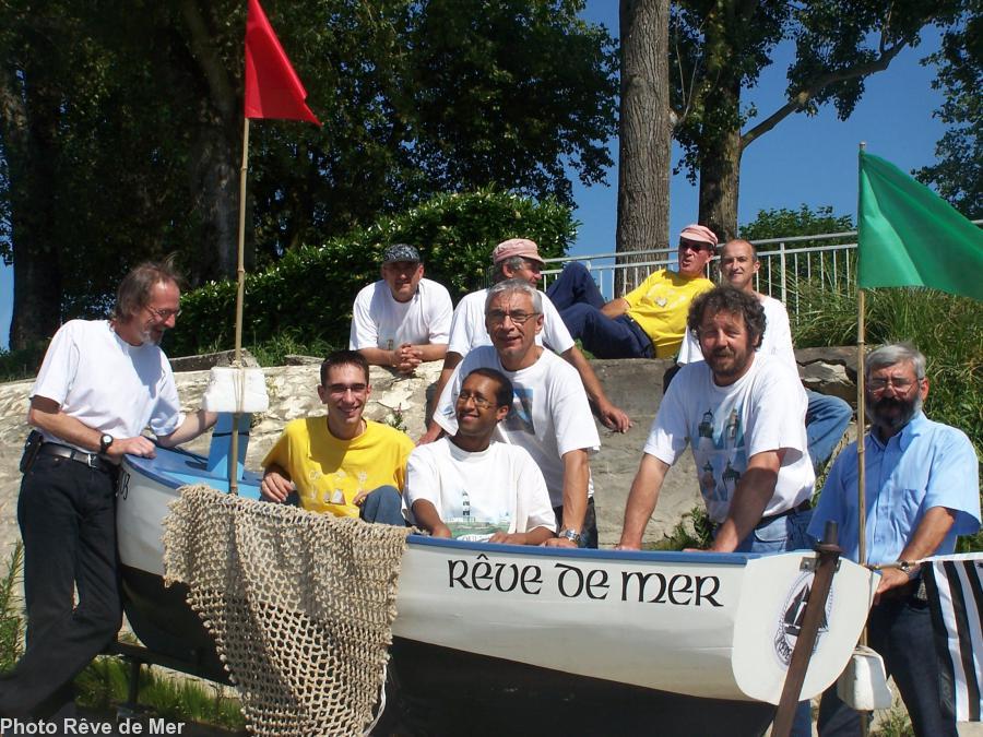 Le groupe de chants de marins Rêve de Mer de Saint-Nazaire.