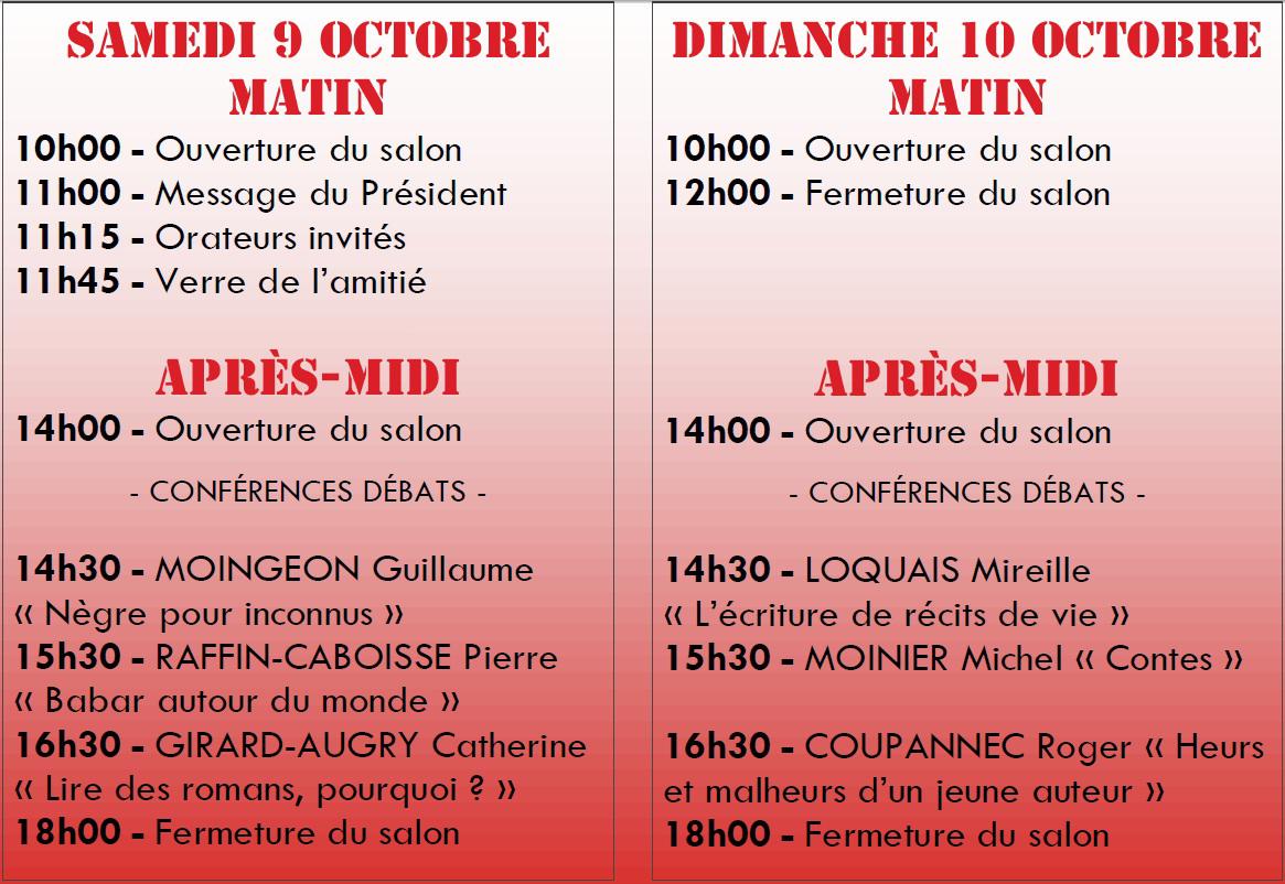 Le programme.