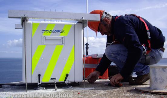 Grâce à son laser le LIDAR permet de mesurer de façon très précise la vitesse du vent dans toutes les directions jusqu\'à 200 mètres d\'altitude.