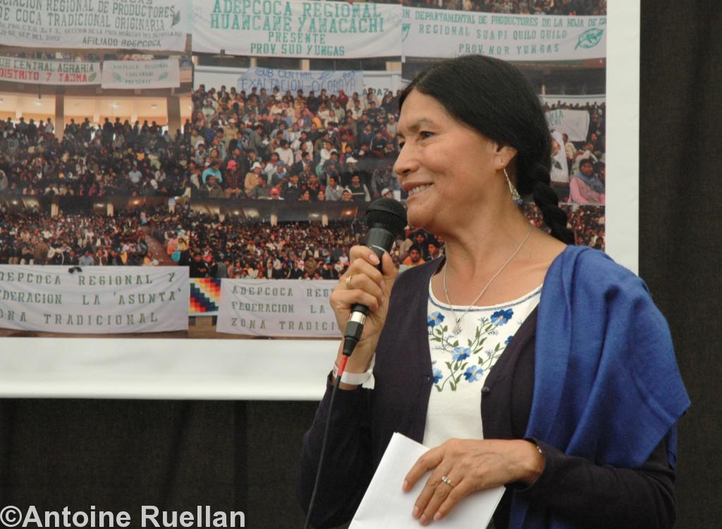 Luzmila Carpio  ambassadrice de l\'Etat plurinational de Bolivie en France sera à Rennes et à Bain-de-Bretagne le 21 octobre pour une rencontre avec le public.