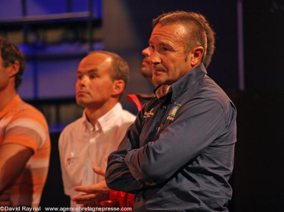 Lalou Roucayrol skipper de Région Aquitaine Port-Médoc