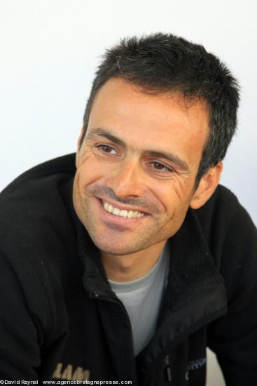 Franck Cammas skipper de Groupama 3 classe ultime.