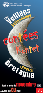 L\'affiche des Veillées Contées de Bretagne de l\'ICB