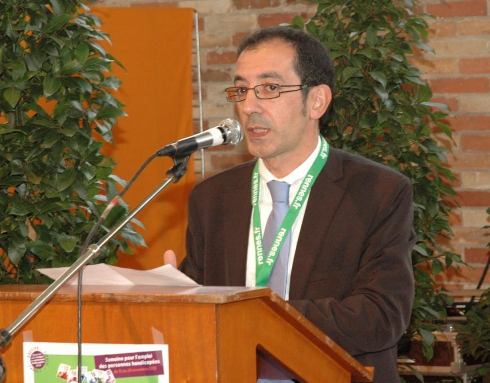 François Massolo délégué Agefiph Bretagne.