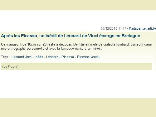 Le titre relevé à 11 h 47 le 7 décembre.