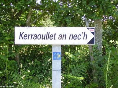 Nom de lieu-dit à Langolen. Avec autorisation de Geobreizh.