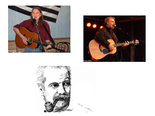 Claude BESSON, Gilles SERVAT, Croquis de Georges BRASSENS