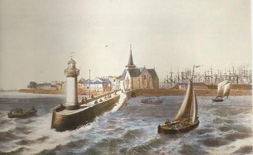 Le Vieux Sant-Nazer en 1860 - folklorisé en \"petit Maroc\" en 1985.