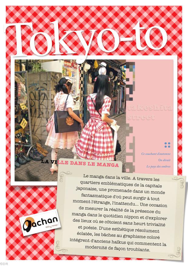 Exposition Tokyo to Mangaville à la Médiathèque Georges Perros de Douarnenez.