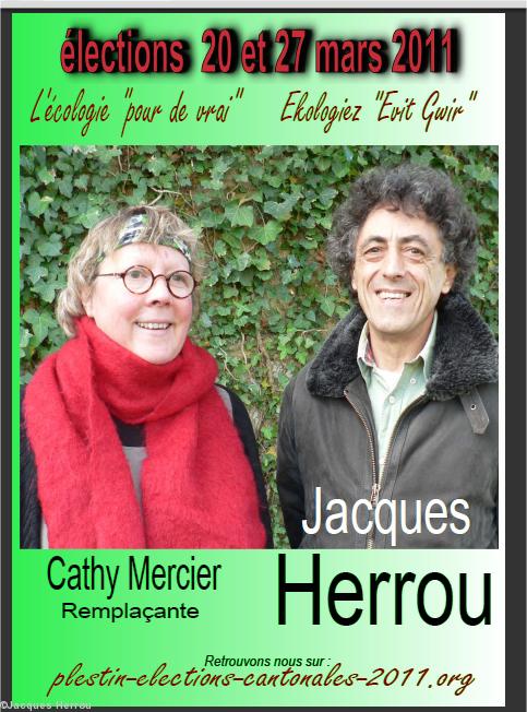 Affiche Jacques Herrou- Cathy Mercier
