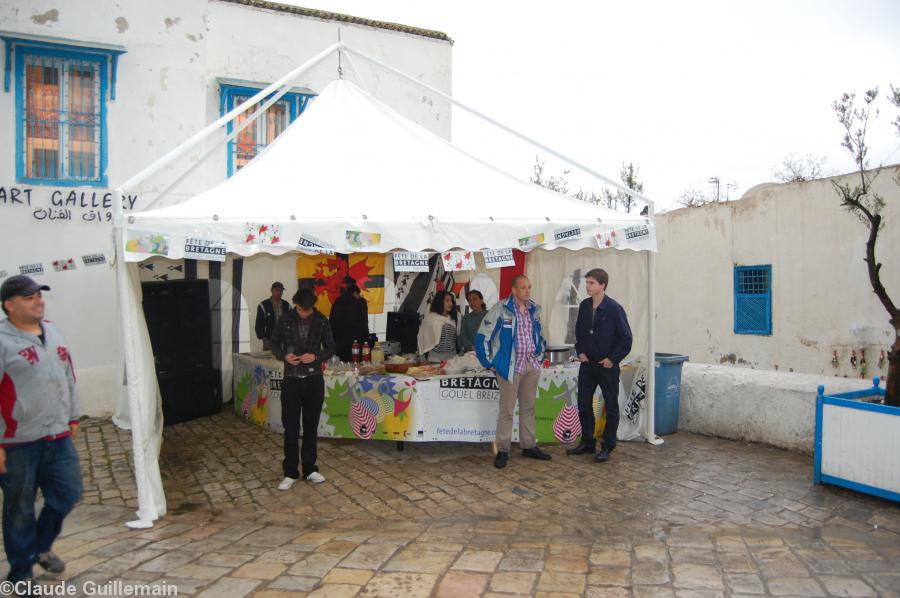 La crêperie de la Fête de la Bretagne à Sidi Bou Saïd