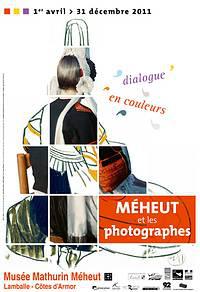 Affiche Exposition Lamballe : Méheut et les photographes  dialogue en couleurs.