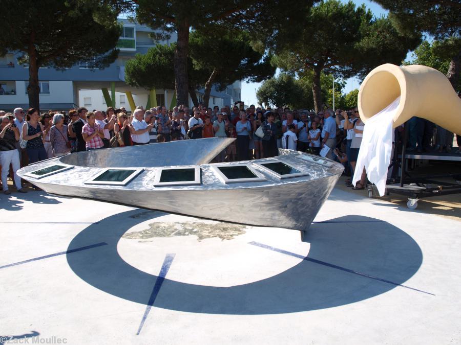 L\'oeuvre a été dévoilée par la veuve de Hergé.