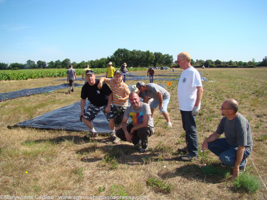 À 11 h le “égale” est fini. Court temps de pause pour l’équipe. À 11 h le “égale” est fini. Court temps de pause pour l’équipe.