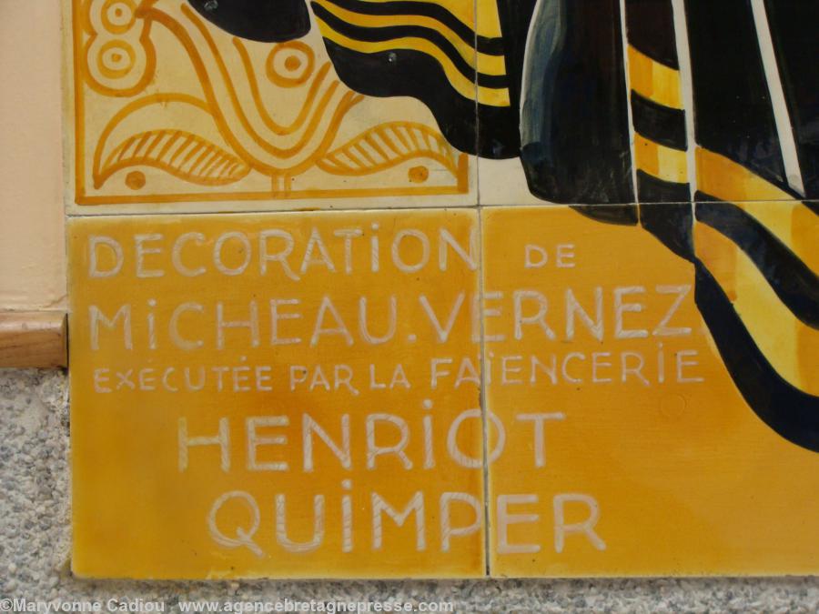 La signature de l’artiste. La signature de l’artiste.