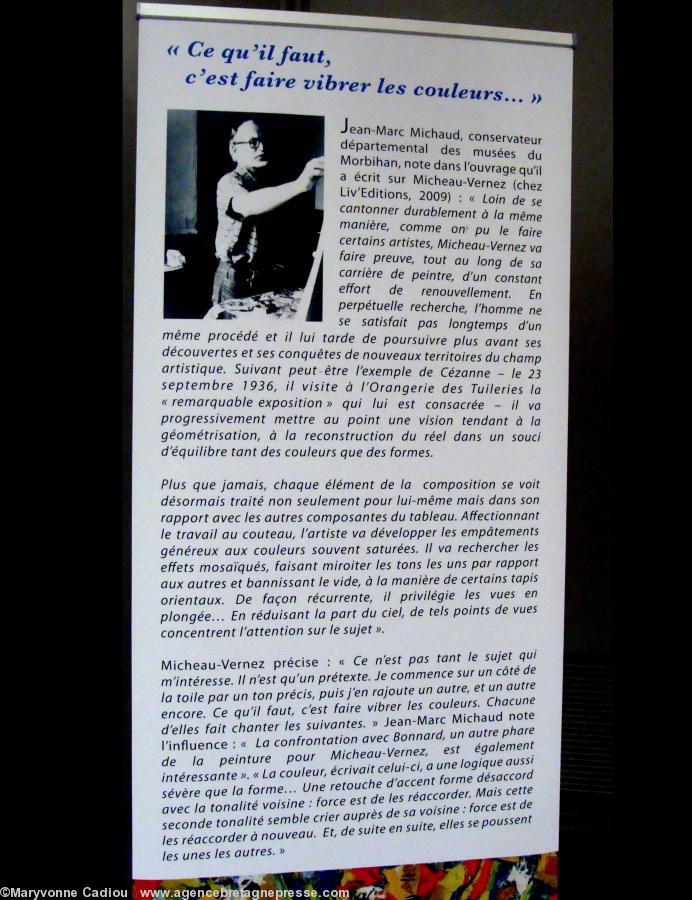 <i>Ce qu’il faut c’est faire vibrer les couleurs...</i> Extrait du livre de Jean-Marc Michaud. <i>Ce qu’il faut c’est faire vibrer les couleurs...</i> Extrait du livre de Jean-Marc Michaud.