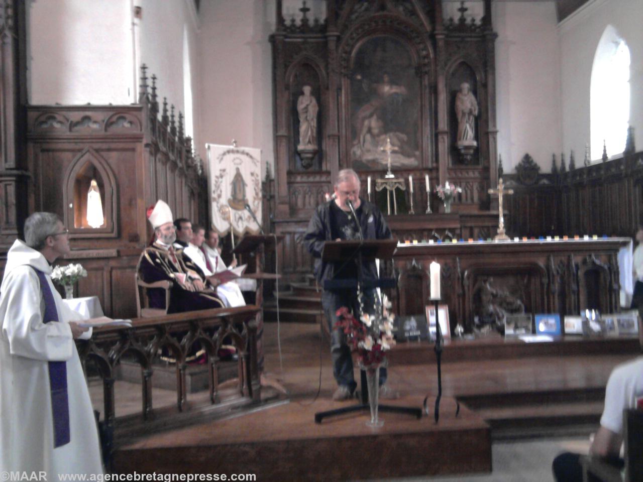 La messe vespérale en mémoire des motards disparus dans l\'année La messe vespérale en mémoire des motards disparus dans l\'année