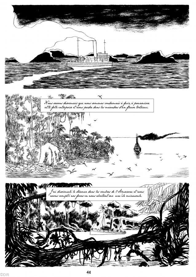 Les planches originales de la BD de Christian Cailleaux et Bernard Giraudeau \"Les Longues Traversées\" seront exposées.