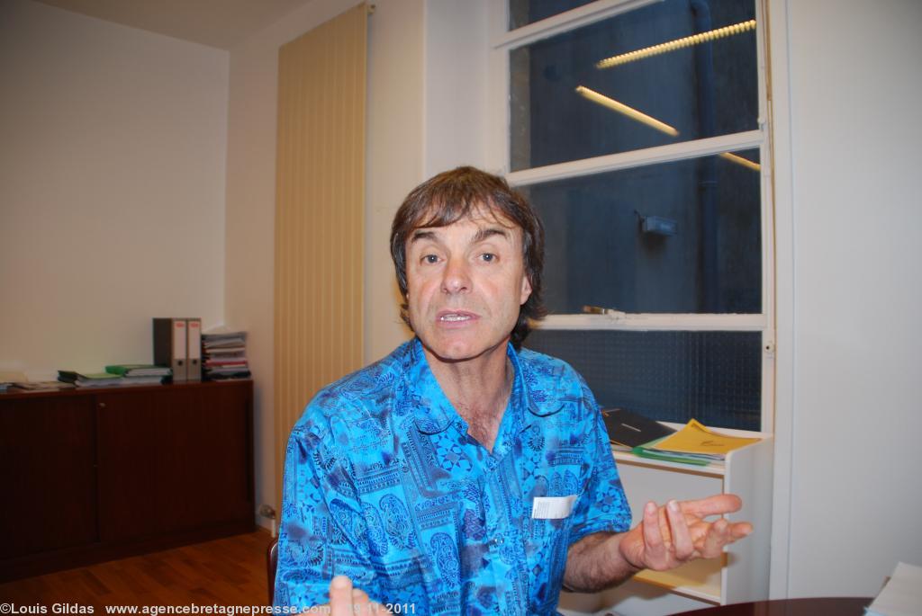 Daniel Le Bigot  maire-adjoint de Kemper  vice-président du 
Scot de l\'Odet