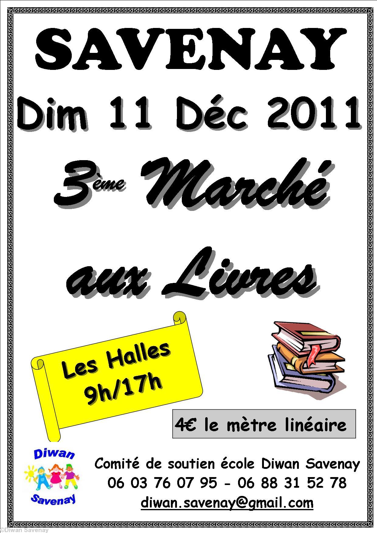 Affiche marché aux livres