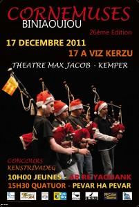 Affiche de l\'édition 2011 de Cornemuses
