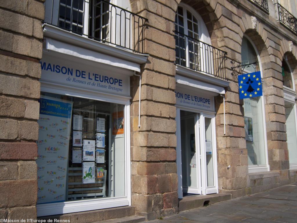 La Maison de l\'Europe de Rennes place du Parlement de Bretagne. Photo du site web.