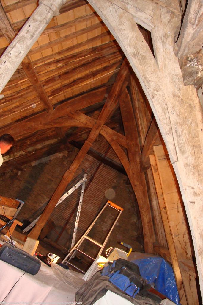 Visite de l’intérieur. Manoir de La Hélardière Donges. Sept. 2008. Visite de l’intérieur. Manoir de La Hélardière Donges. Sept. 2008.