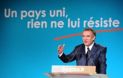 François Bayrou candidat à l\'élection présidentielle.