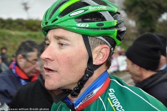 Thomas Voeckler à quelques minutes du
départ