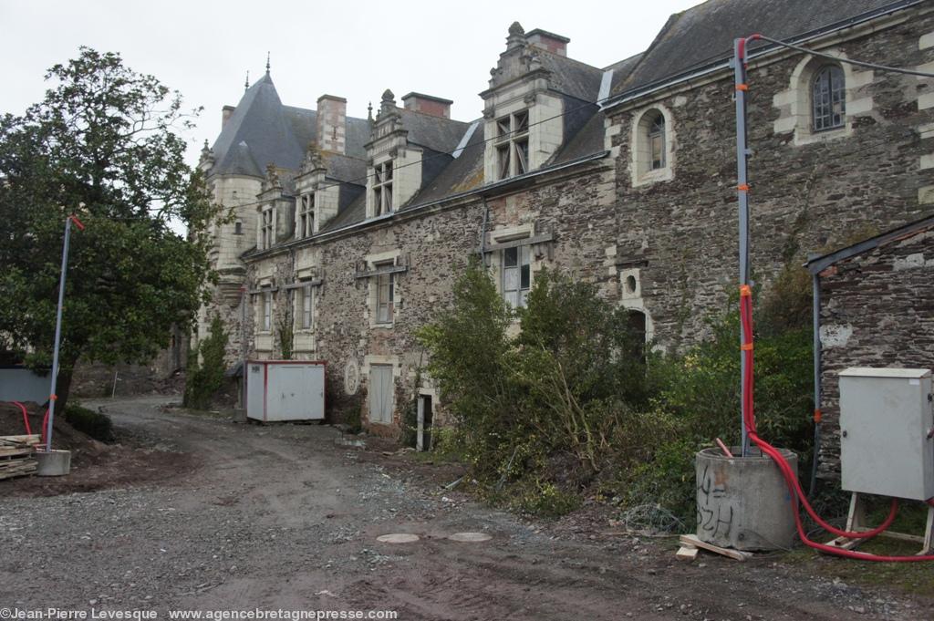 Le logis d\'Ancenis tombe en ruines