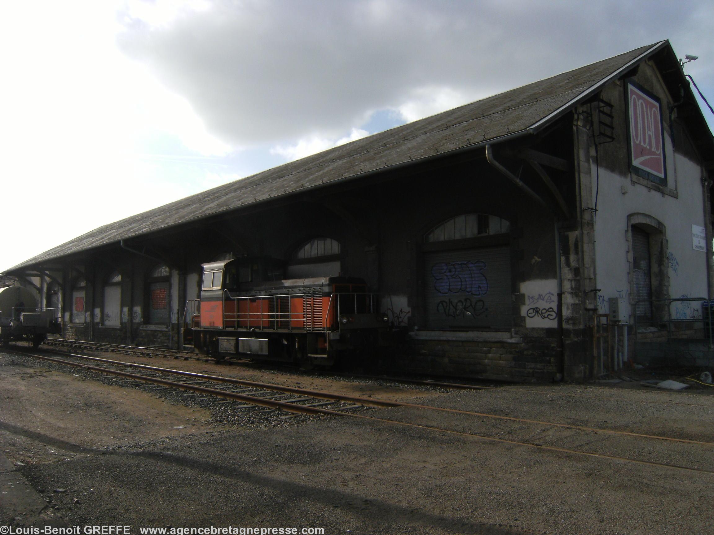 La halle marchandises de Chantenay : une friche en trompe-l\'oeil. La halle marchandises de Chantenay : une friche en trompe-l\'oeil.