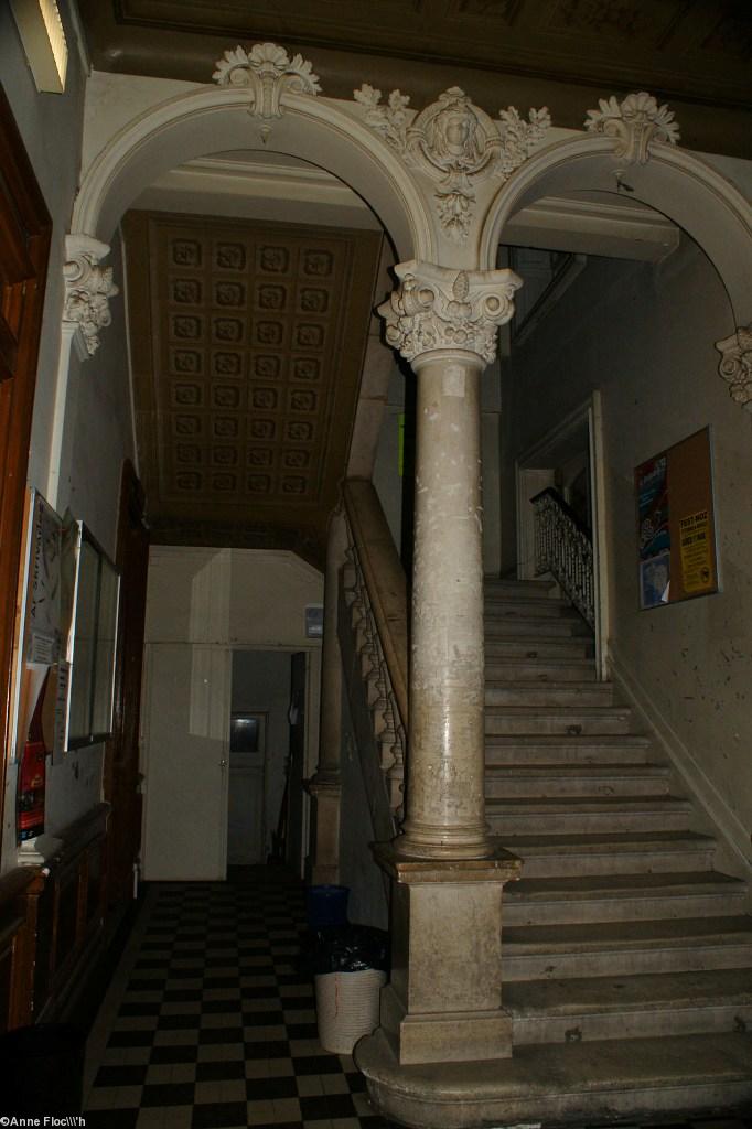 Ty Keltiek rue Harrouys à Nantes. Le magnifique escalier en marbre est sale et abimé (voir aussi photo 10). Ty Keltiek rue Harrouys à Nantes. Le magnifique escalier en marbre est sale et abimé (voir aussi photo 10).