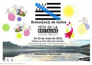 Première fête de la Bretagne (Saint Yves) en Espagne. En 2011 en Galice.