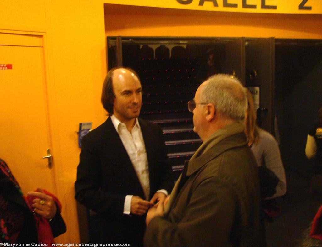 <b>Carlos Núñez</b> disponible pour discuter avec le public après la projection de <i>Brasil somos nós</i>.