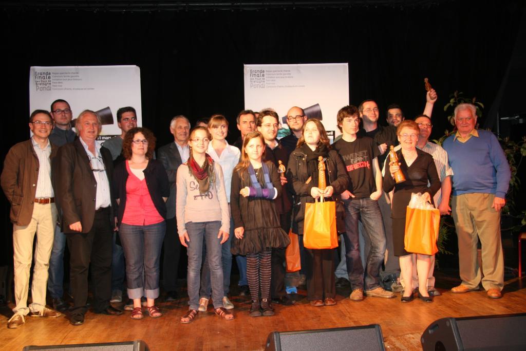 Les lauréats du Kan ar Bobl 2012