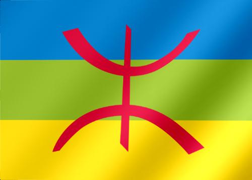 Drapeau amazigh.