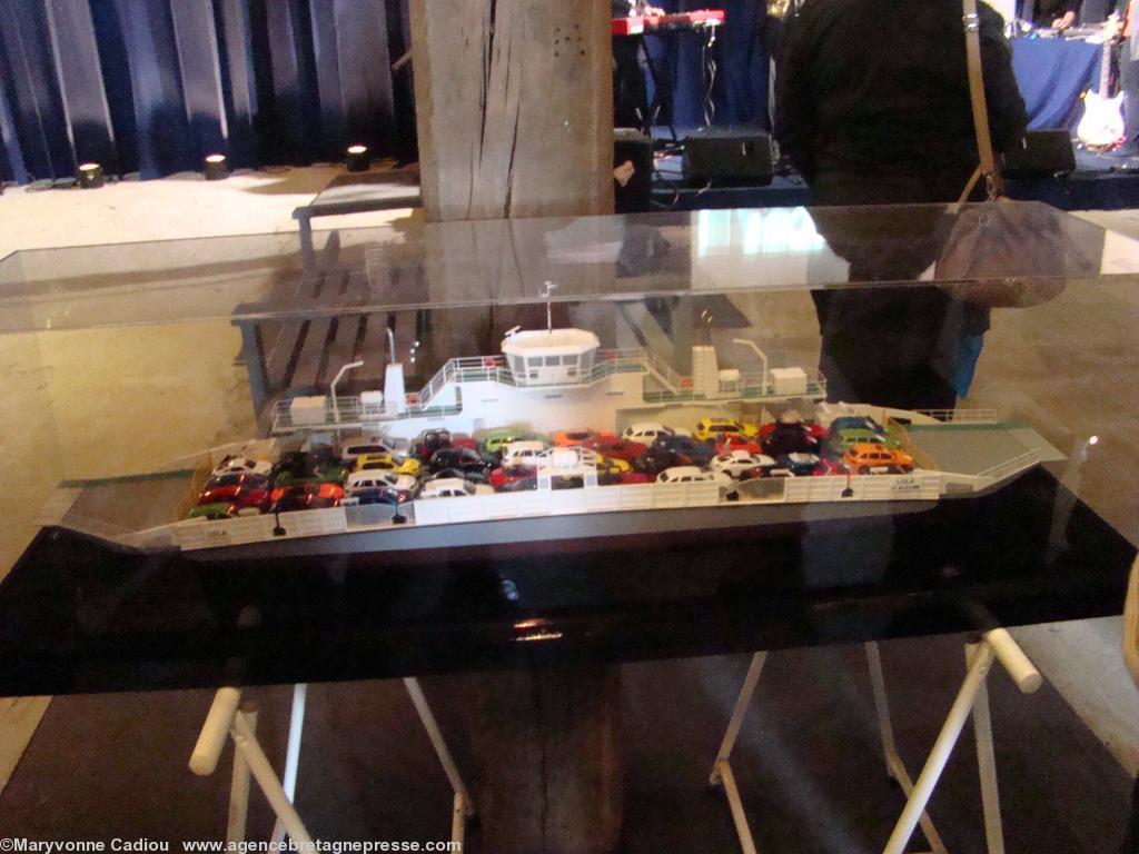 À La Vinaigrerie une maquette du bac sous vitrine. À La Vinaigrerie une maquette du bac sous vitrine.