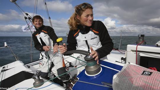 Jeanne Grégoire et Gérald Véniard le 11 avril.