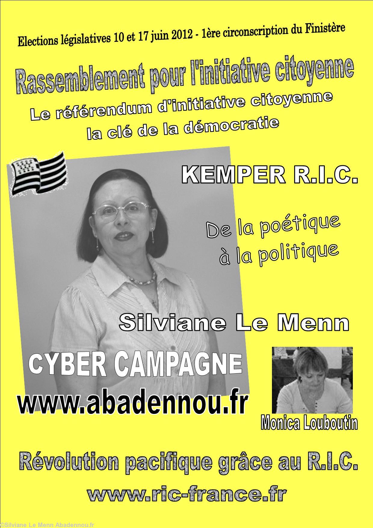 Affiche pour les panneaux électoraux