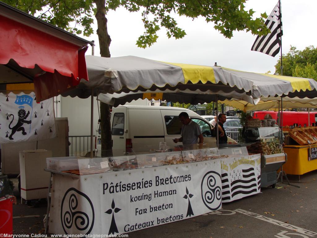 Place Viarme à Nantes le 10 septembre 2011 un \"Marché des Saveurs\".