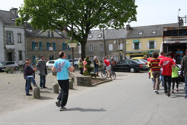 La redadeg à Cléguérec La redadeg à Cléguérec