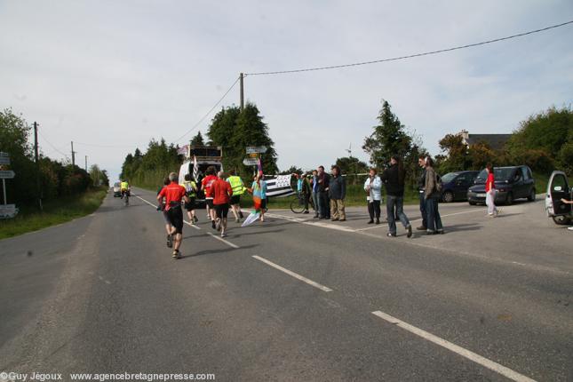 La redadeg à Silfiac La redadeg à Silfiac