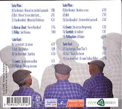 Les Frères Morvan. Disque <i>Fest noz à Botcol</i> 1999.