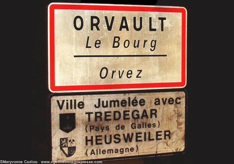 L\'entrée de Orvault. Photo d'octobre 2008. L\'entrée de Orvault. Photo d'octobre 2008.