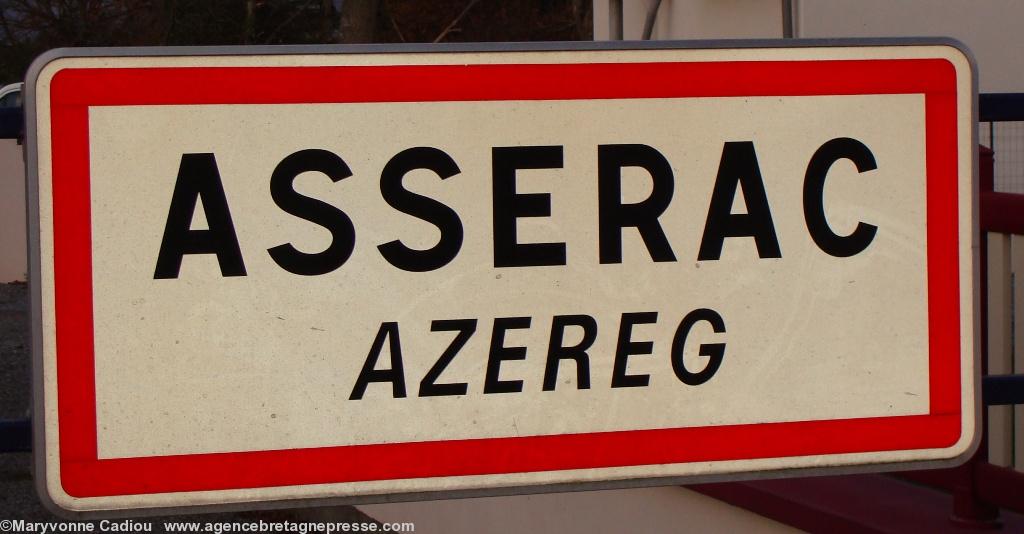 L\'entrée d\'Assérac. Photo du 24-11-2008. L\'entrée d\'Assérac. Photo du 24-11-2008.