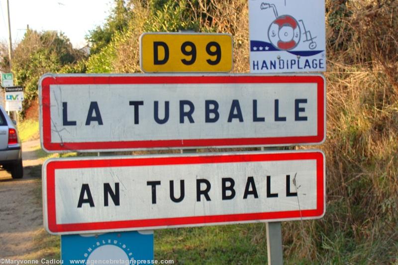 L\'entrée de La Turballe. Photo du 24-11-2008. L\'entrée de La Turballe. Photo du 24-11-2008.