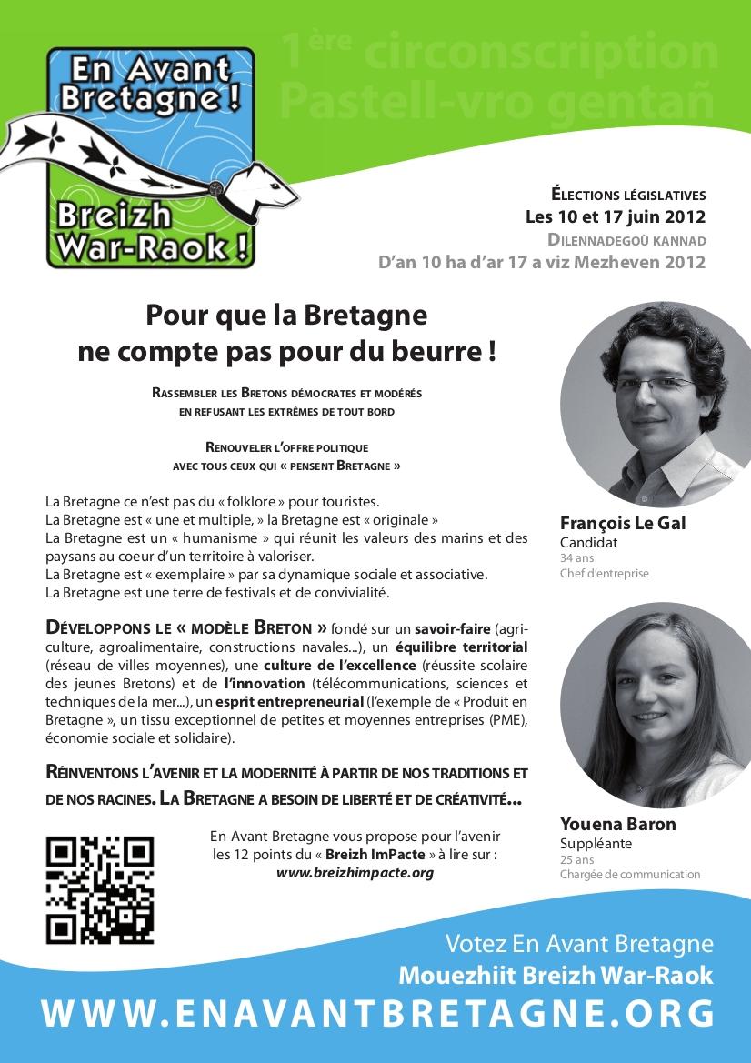 Profession de foi officielle de F. Le Gal - En-Avant-Bretagne