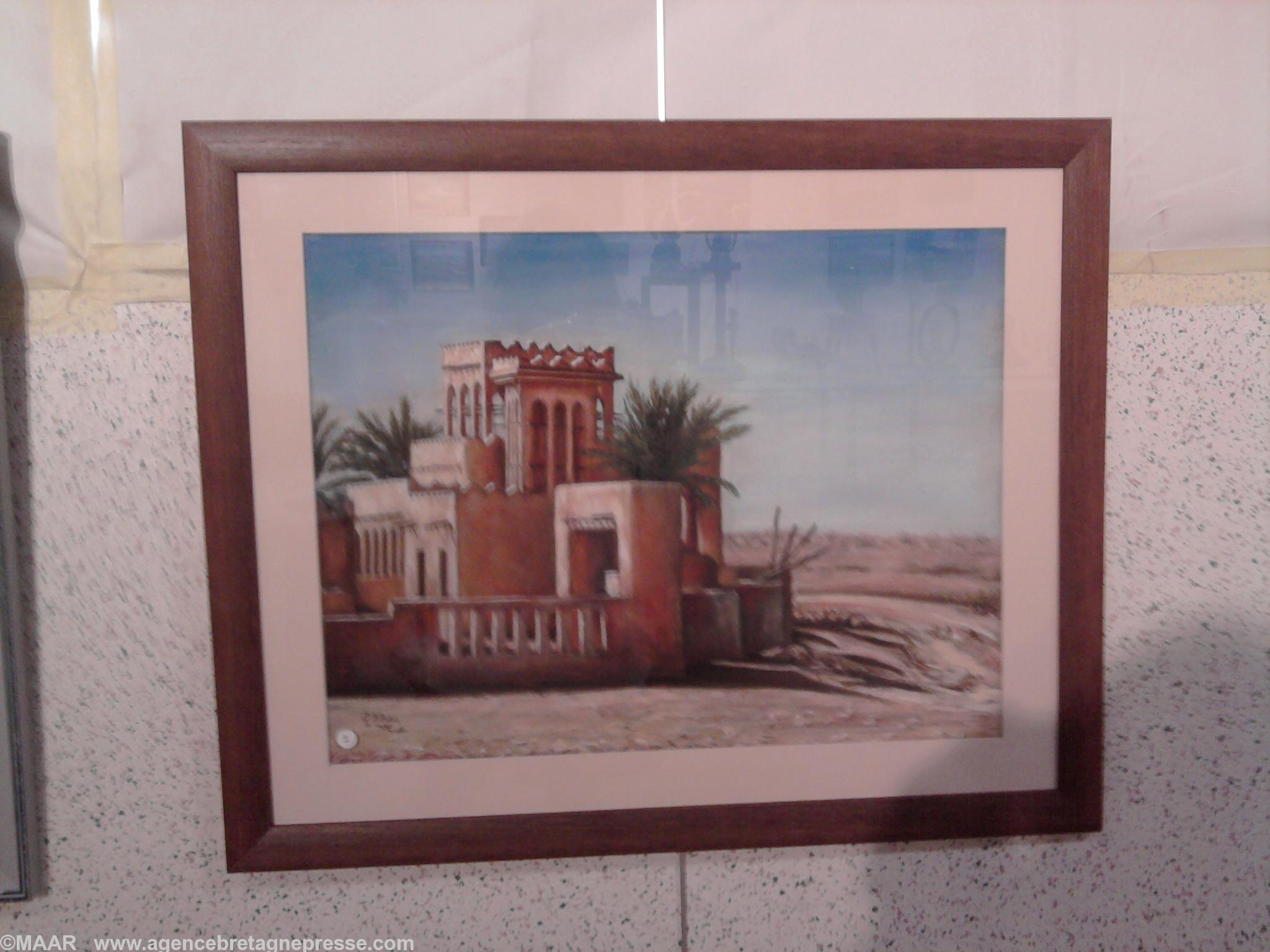 Château Quatar oeuvre de Eliane Robin Château Quatar oeuvre de Eliane Robin